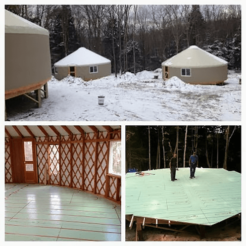 Yurt with Warmboard panel